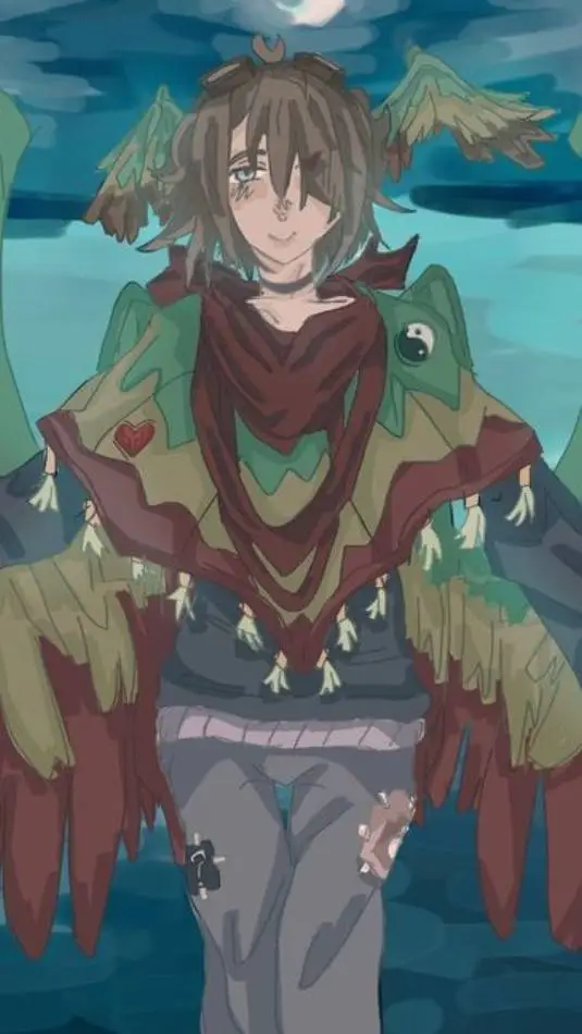 ai character: Parrot background