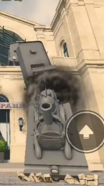 ai character: The paris train background