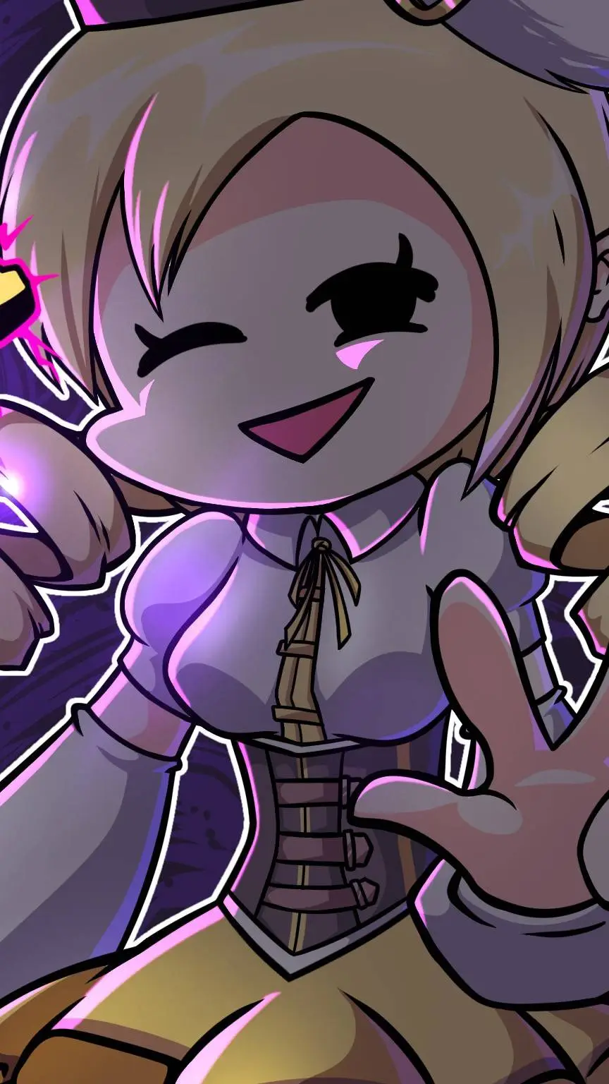 ai character: Mami Tomoe 😌☕ background