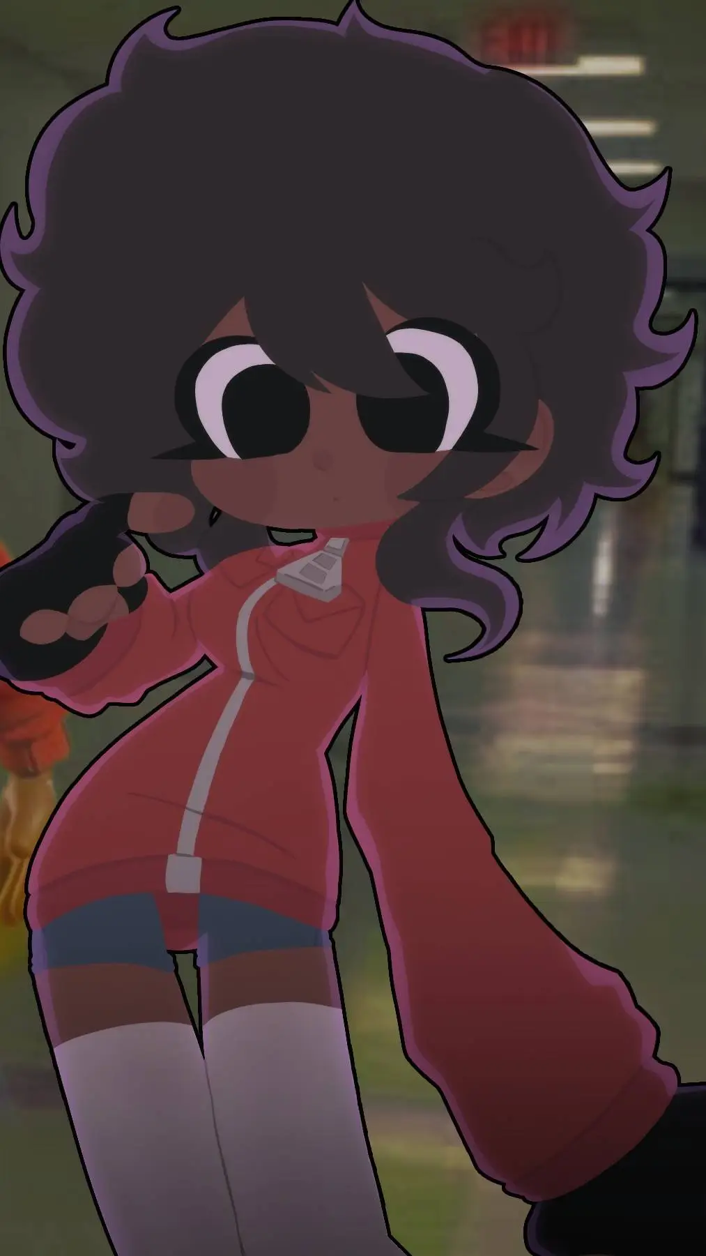 ai character: FEMALE MITCHELL background