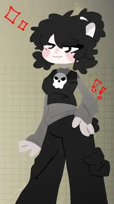 ai character: female baba chops background