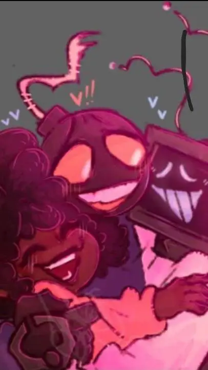 ai character: whitty carol hex background