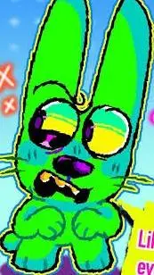 ai character: 𝐲𝐨𝐲𝐨 🐰❌ background