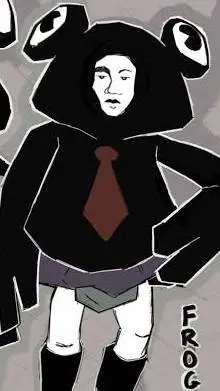 ai character: ғʀᴏɢɢʏ background