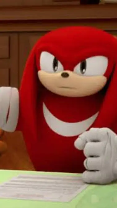 ai character: Knuckles meme BR background