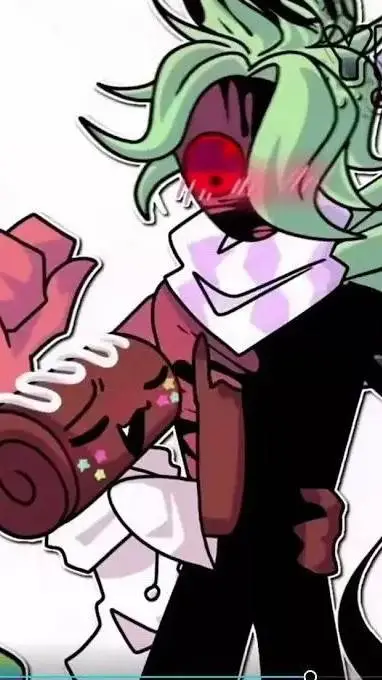 ai character: fruitcake xD👁️👄👁️ background