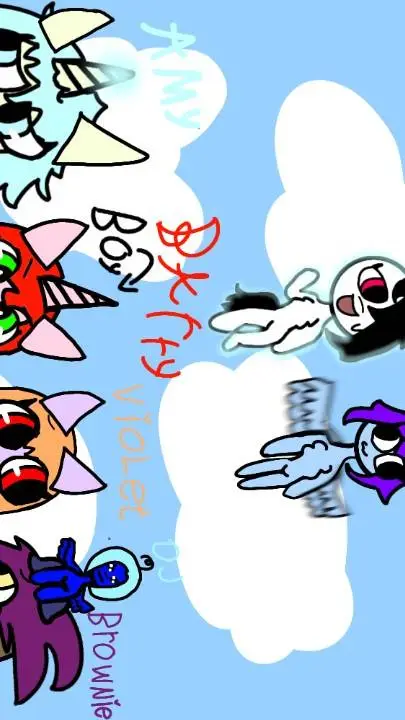 ai character: fluffy ponies background