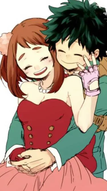 ai character: Deku x Ochaco background