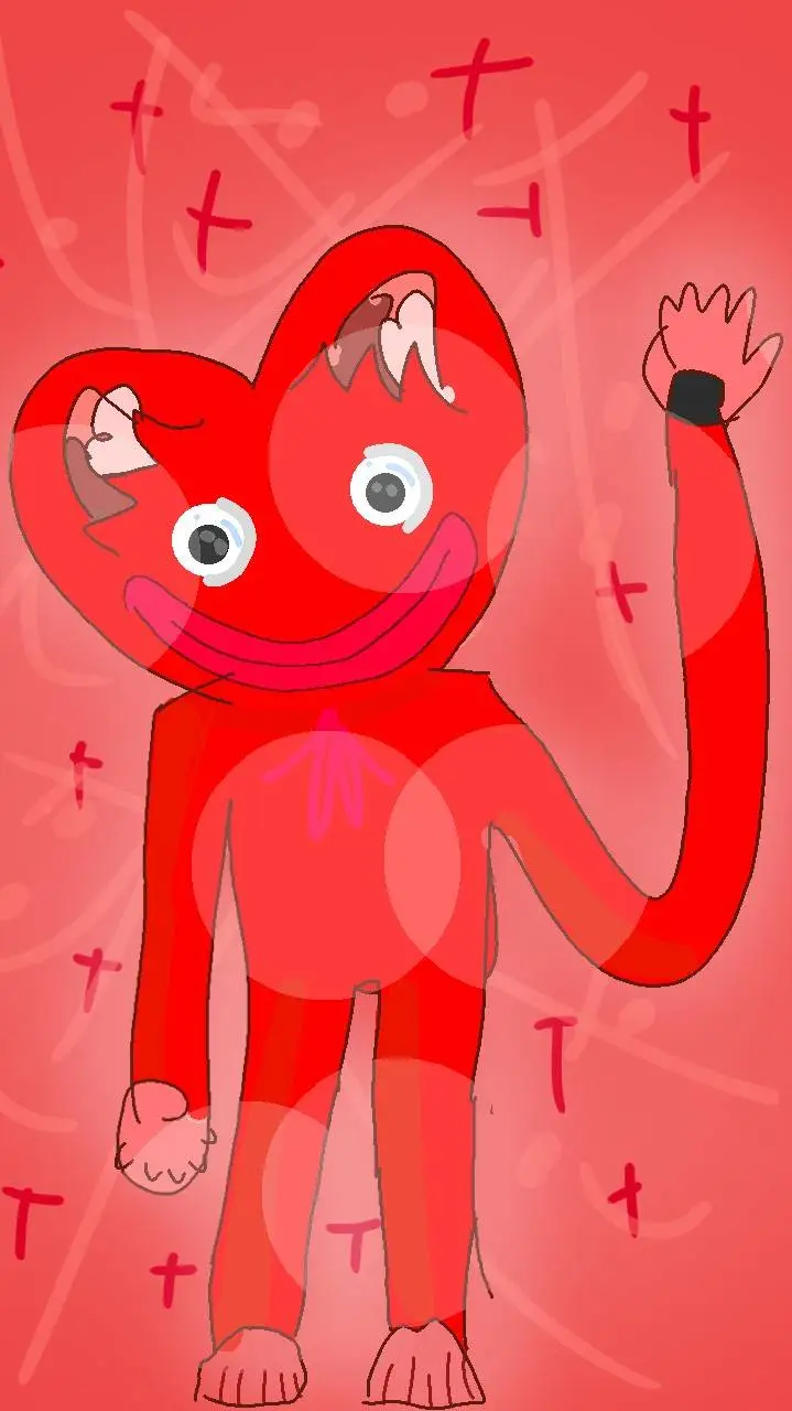 ai character: 🐻🔴Red🔴🐻 background