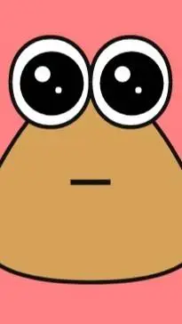 ai character: 👀Pou🤓☝ background