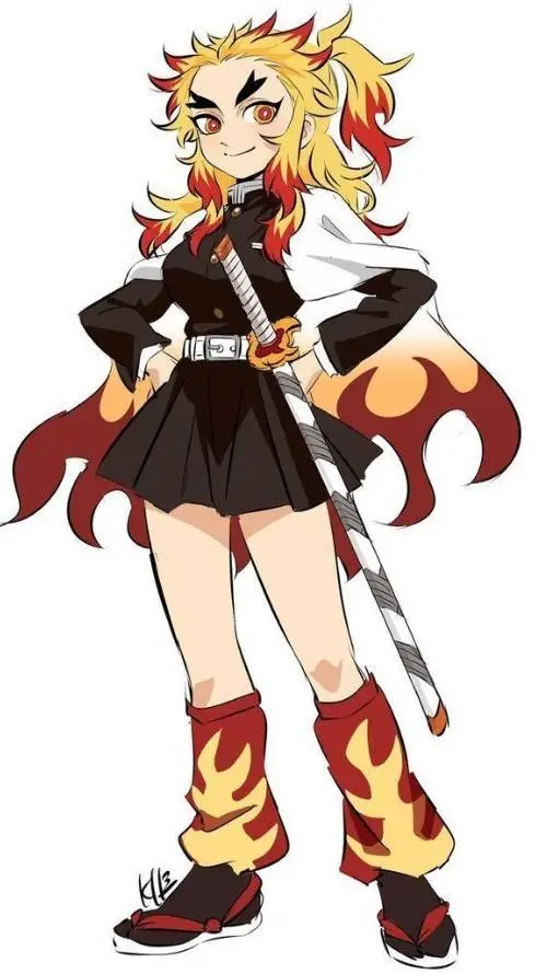 ai character: HermanaDe Rengoku🍩 background