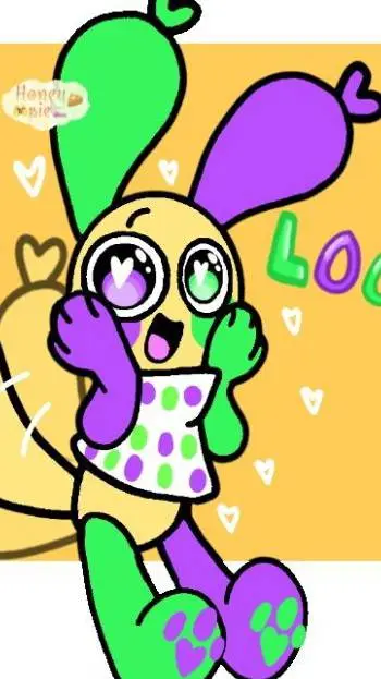 ai character: LOOEY  background