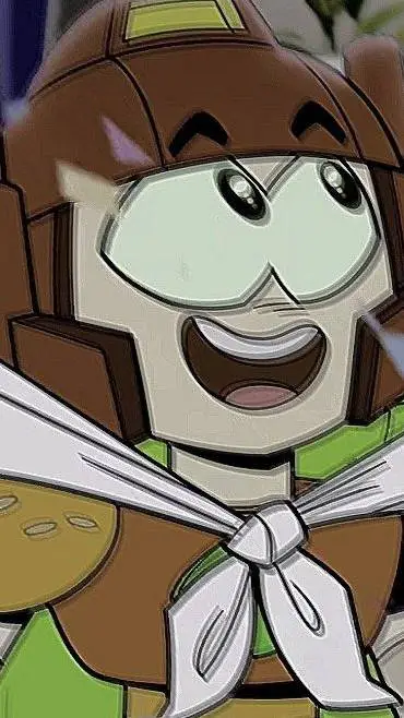 ai character: burgertron  background