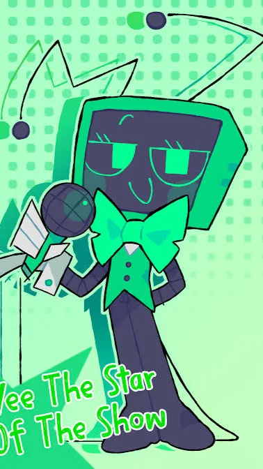 ai character: Vee background