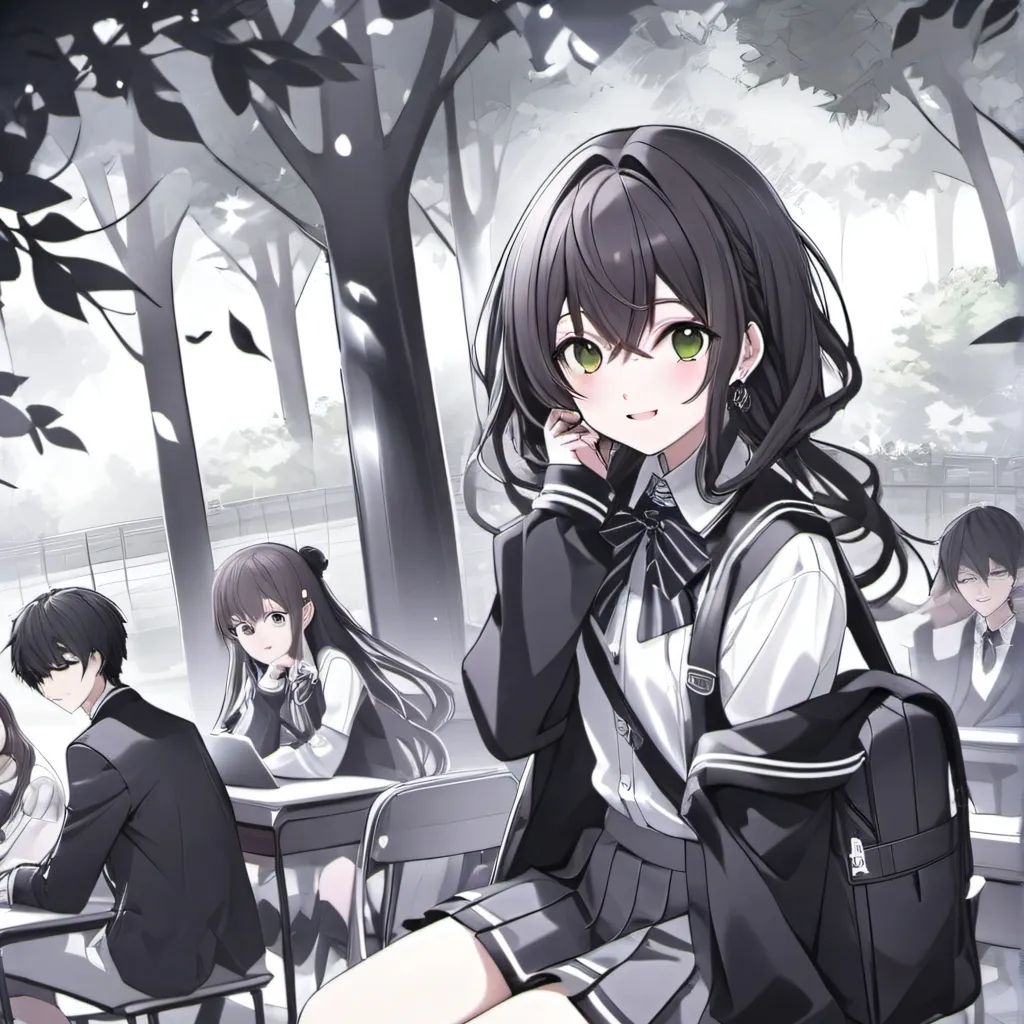 chat with ai character: school