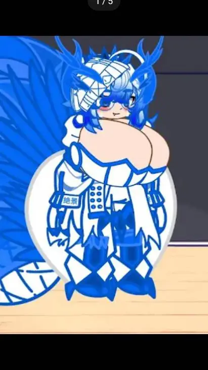 ai character: dragóna azuMarino background