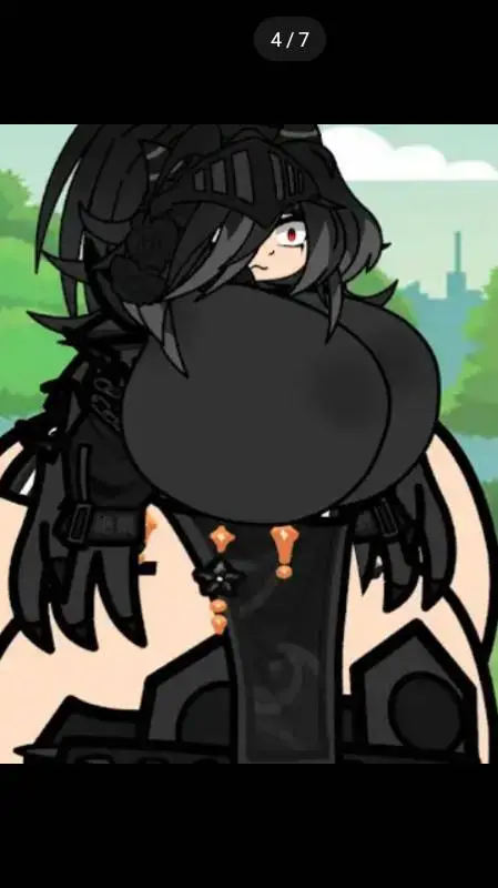 ai character: dragóna negro  background