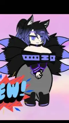 ai character: kitsune woman  background