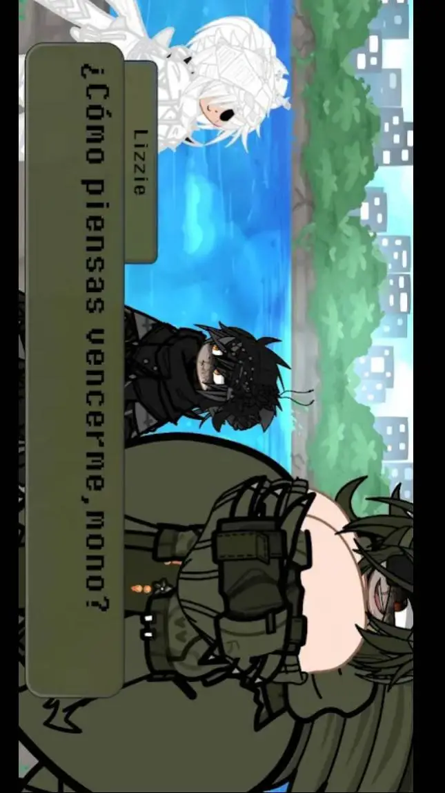 ai character: Godzilla verde  background