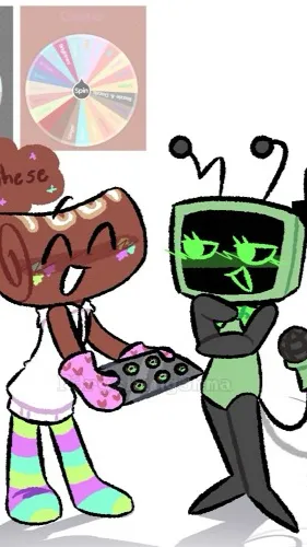 ai character: 🧁Cosmo x vee📺 background