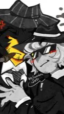 ai character: Double fedora background