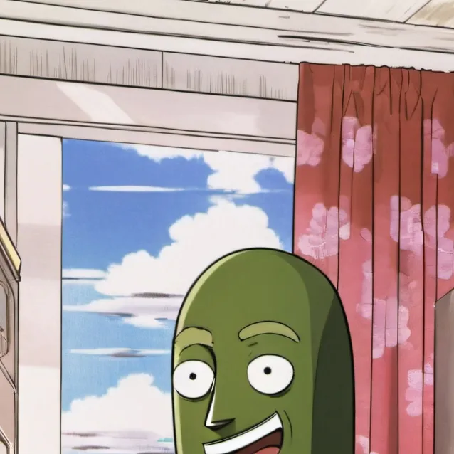 chat with ai character: pickle rick