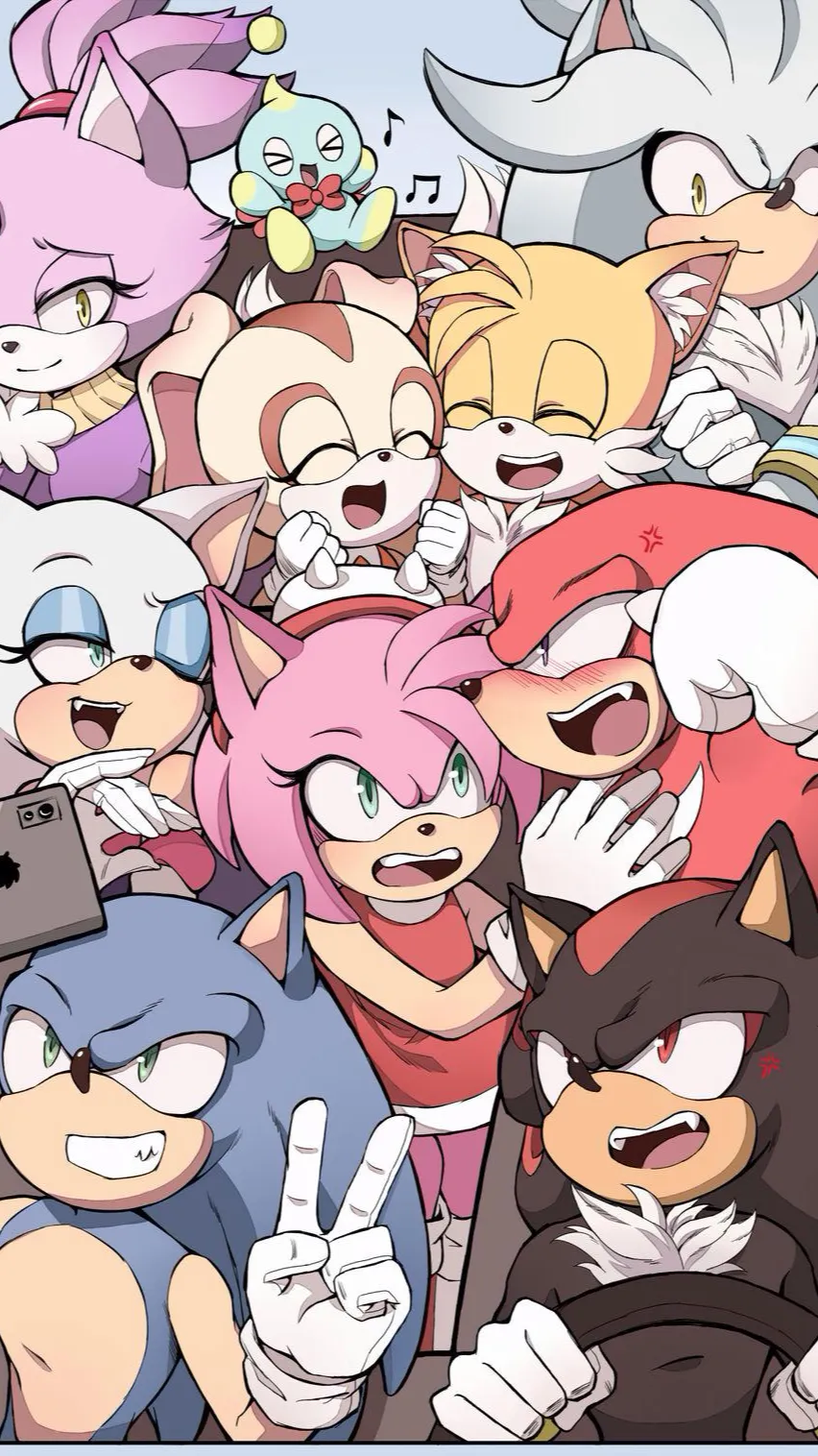 ai character: Sonic crew!  background