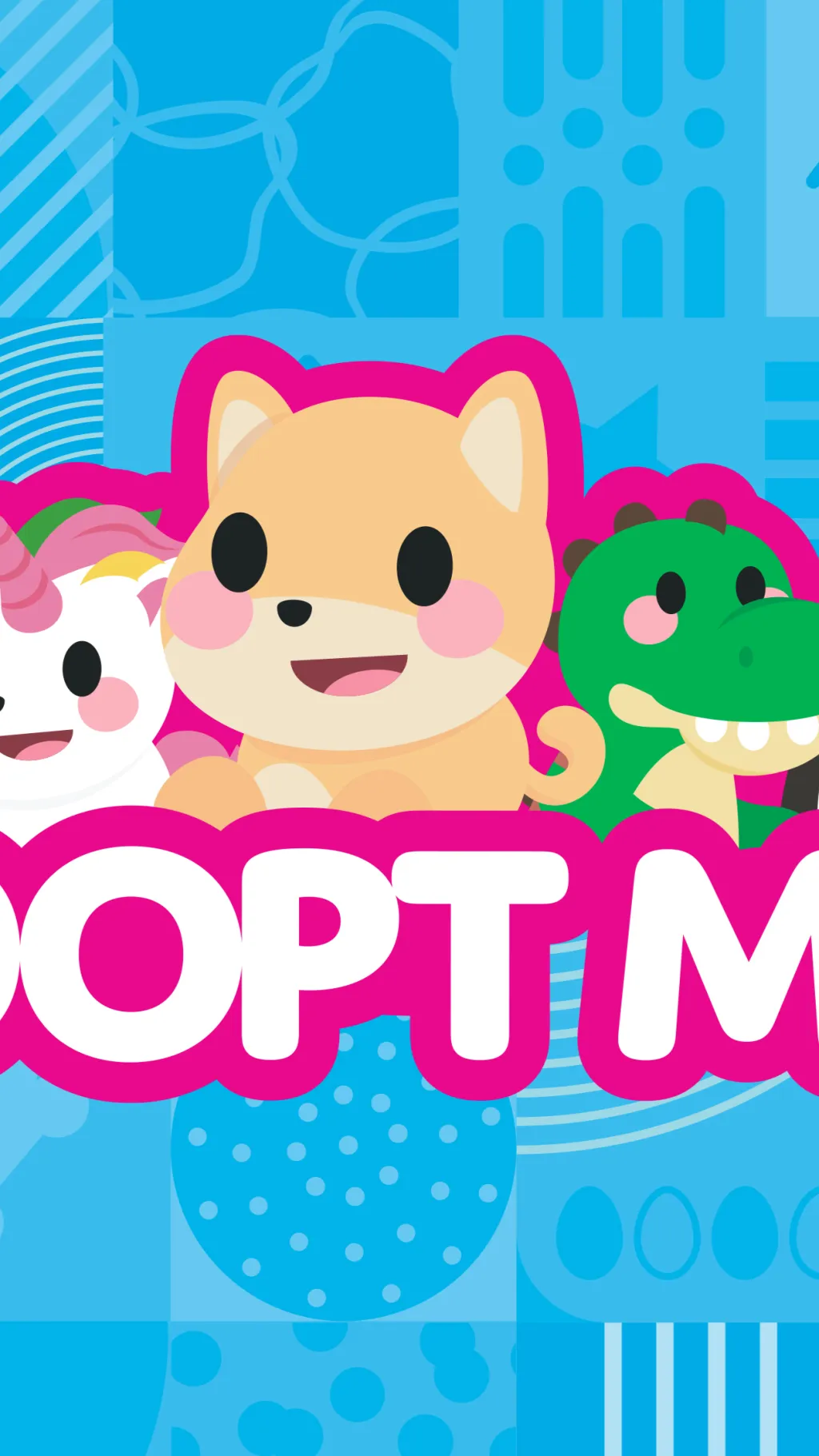 ai character: Adopt me!  background