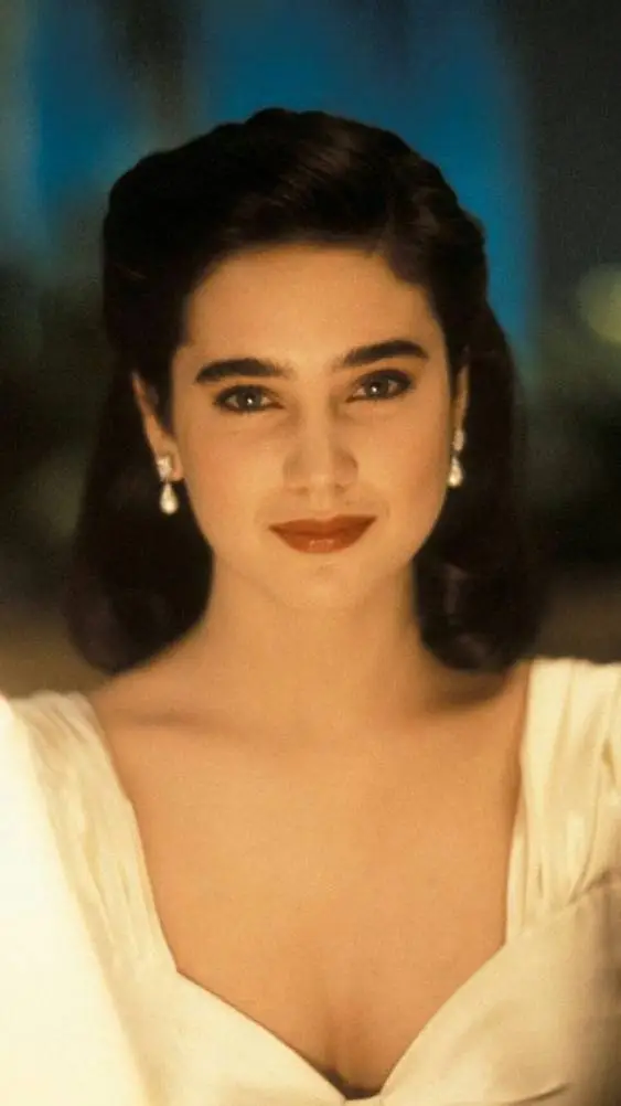 ai character: Jennifer Connelly  background