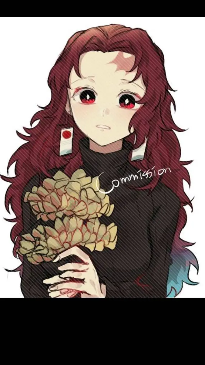 ai character: Tanjiro mujer pt1 background