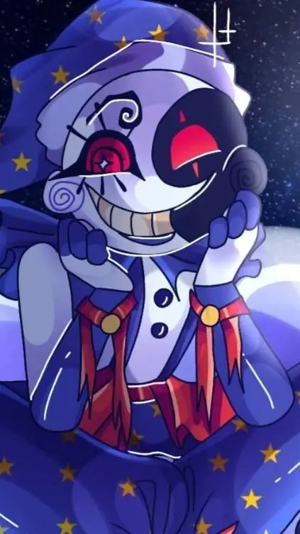 ai character: Moon background