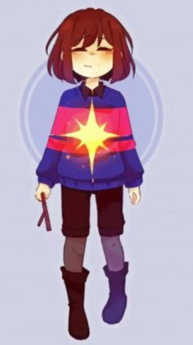 ai character: Frisk background