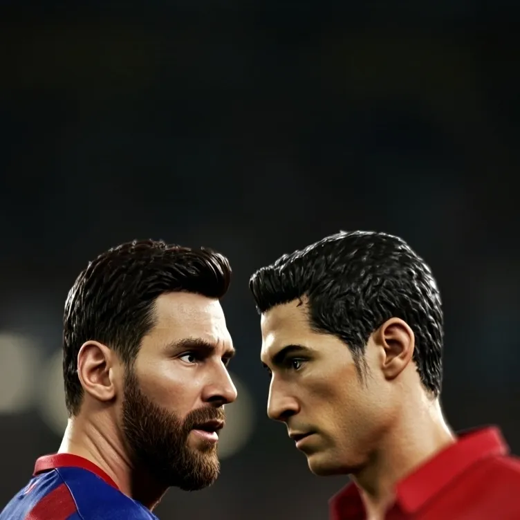 chat with ai character: Messi and Ronaldo