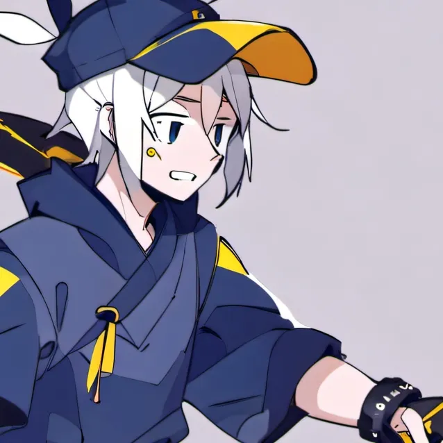 chat with ai character: Yellow and blue