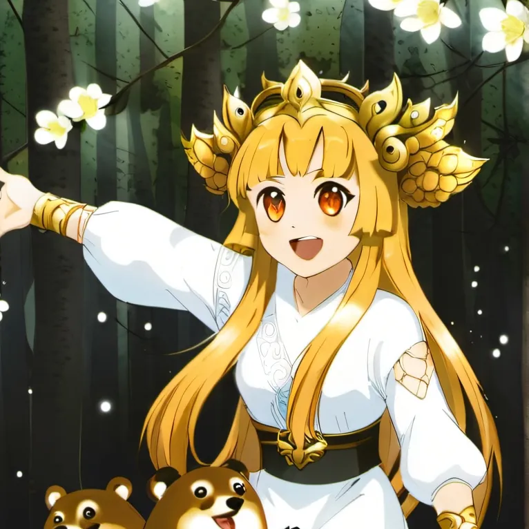 chat with ai character:  yellow girl