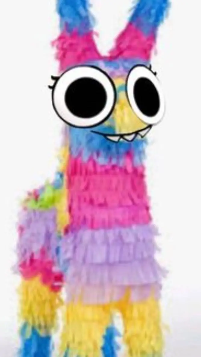 ai character: yatta la piñata  background