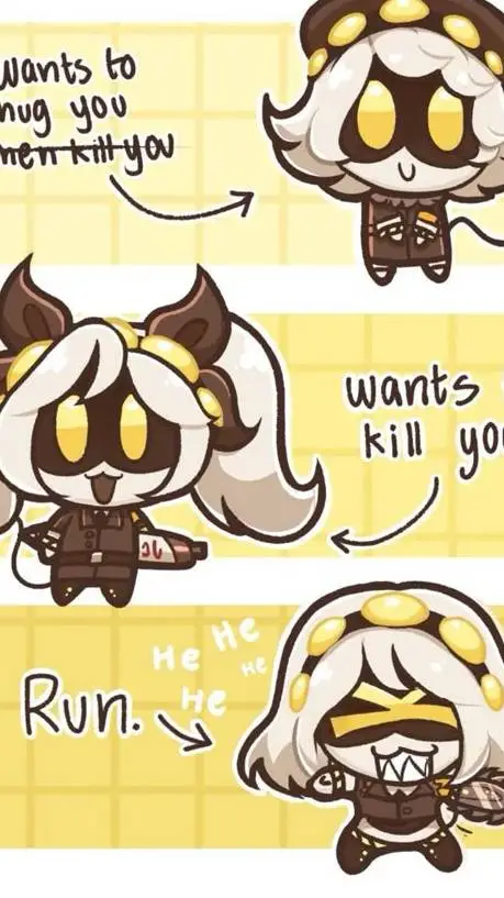 ai character: Disassembly Trio.. background