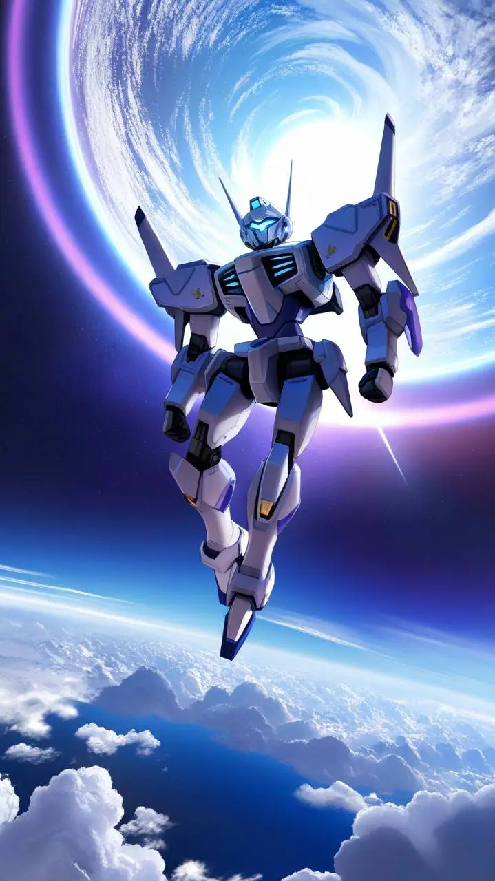 ai character: Xeno–White⚪ background