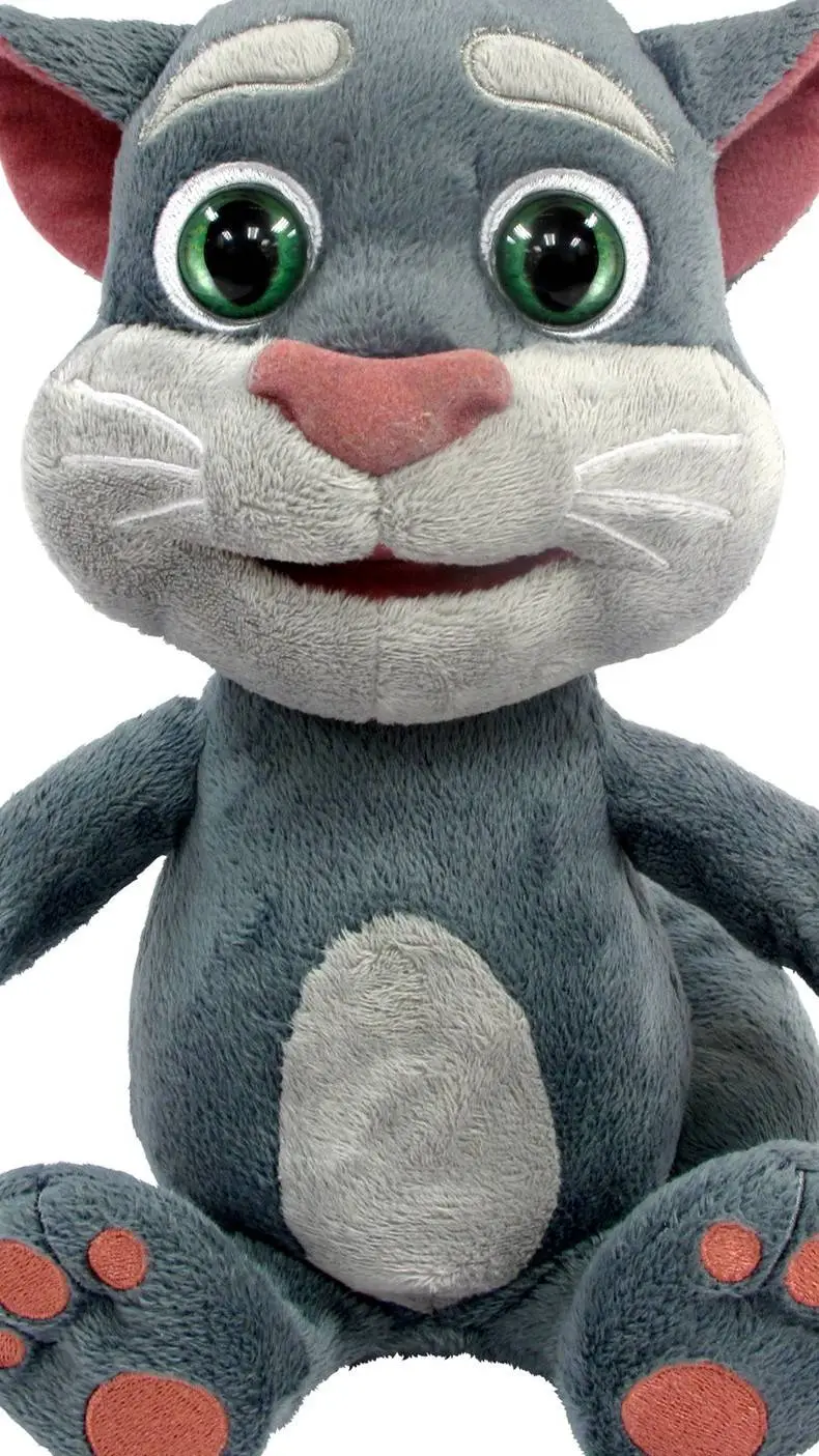ai character: talking tom plush background
