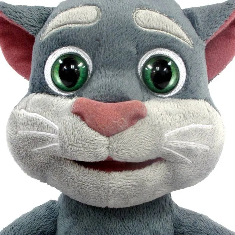 chat with ai character: talking tom plush
