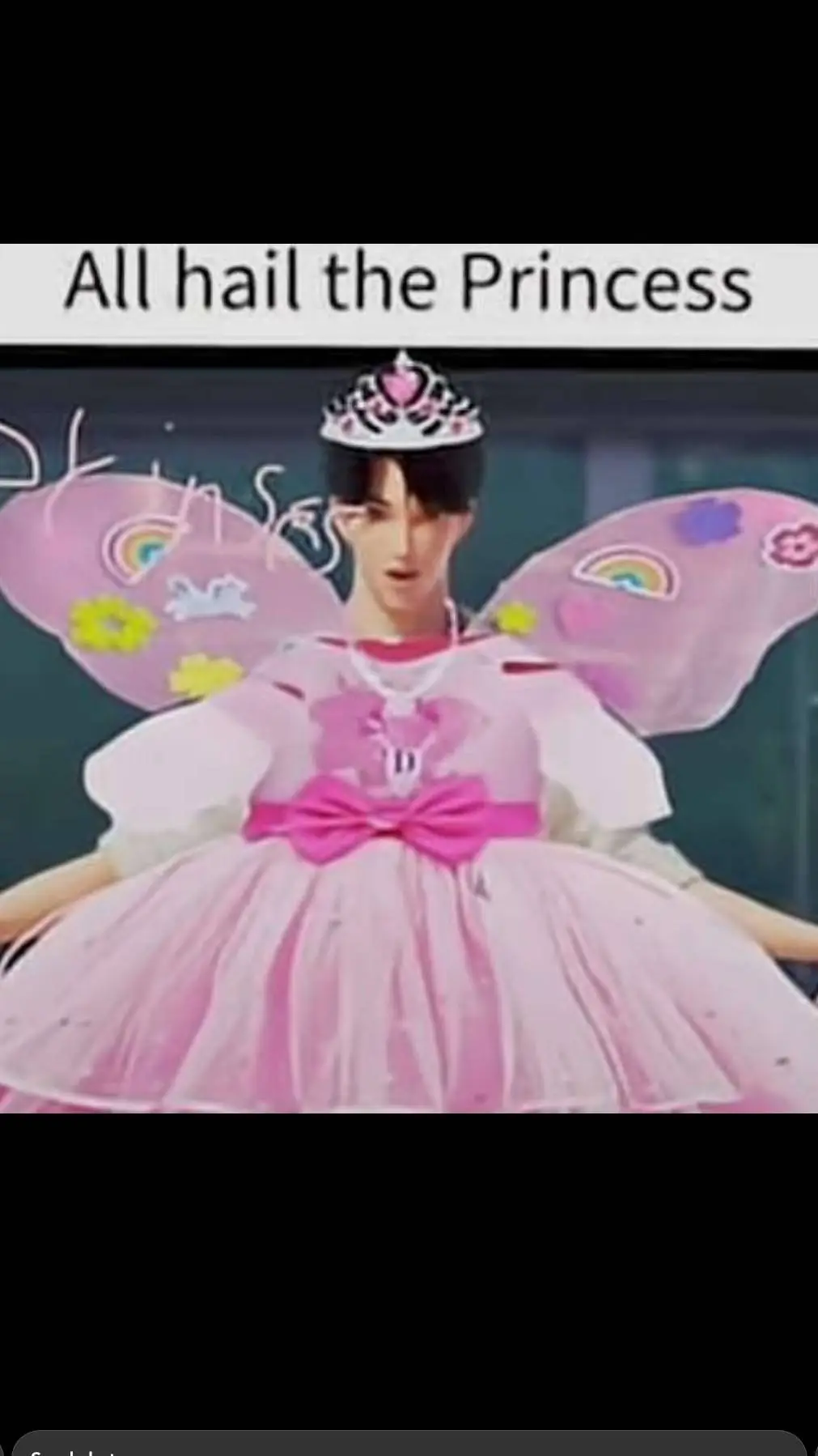 ai character: pretty princess ji background