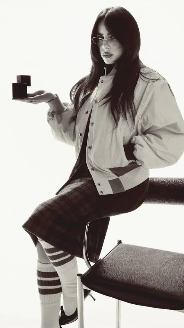 ai character: Billie Eilish background