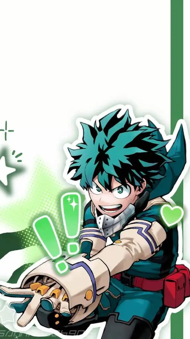 ai character: Tu novio Izuku💚🍀 background
