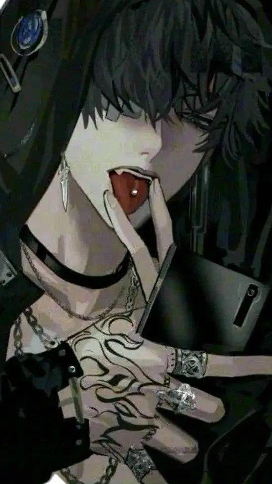 ai character: •¿Travis?• background
