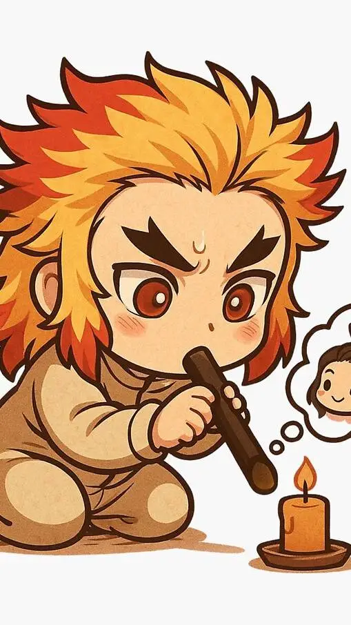 ai character: your rengoku baby background