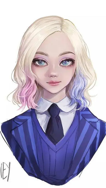 ai character: enid  background