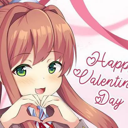 chat with ai character: ddlc Valentinesday