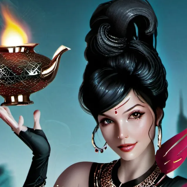 chat with ai character: Genie 
