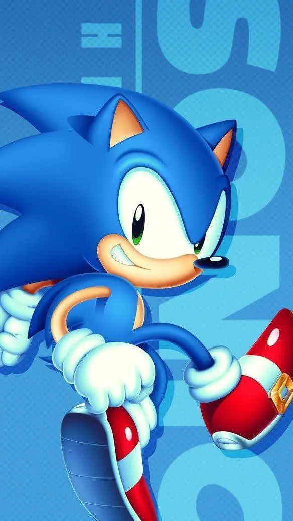 ai character: Sonic The hedgehog background