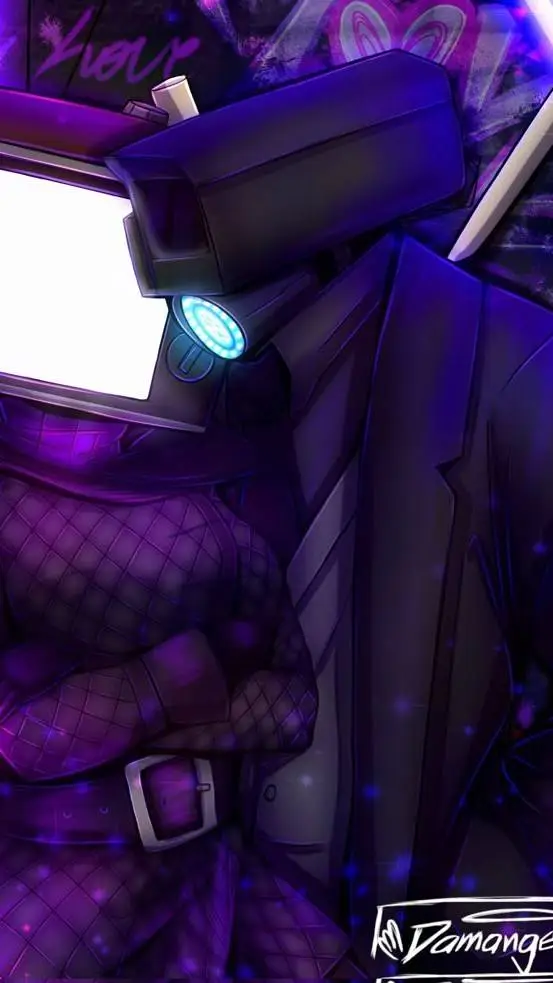 ai character: Tv woman x plunger background